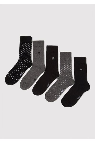 Mavi 5li Soket Çorap 0911231-900