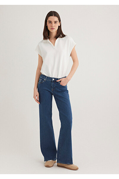 Mavi Dunkelfarbige, verrückte Casual-Jeans - 1010435597