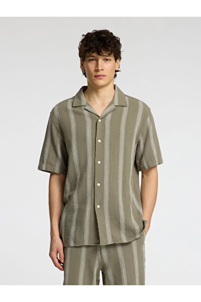 Selected Homme Kurzarmhemd Baumwoll