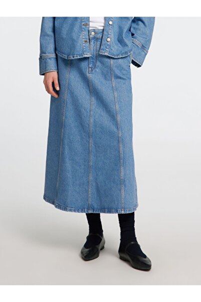 Selected Femme Jeansrock Midi
