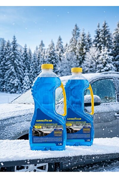 Goodyear -22 KIŞ ANTİFİRİZLİ 2'Lİ SET CAM SUYU 1,8 LİTRE (2 x 1.8 Litre)