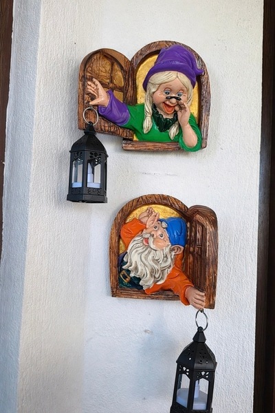 NurMood Art Decoration Işıklı İkili Cüce Dekoru –