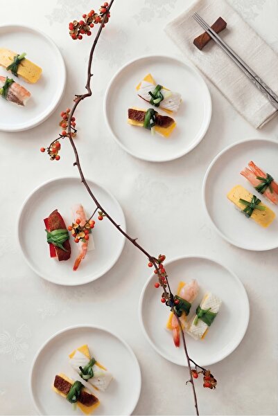 GÖNÜL Porselen Yuvarlak Tabak 10x2 cm, Mini Sunum ve İkram Tabağı (Beyaz)