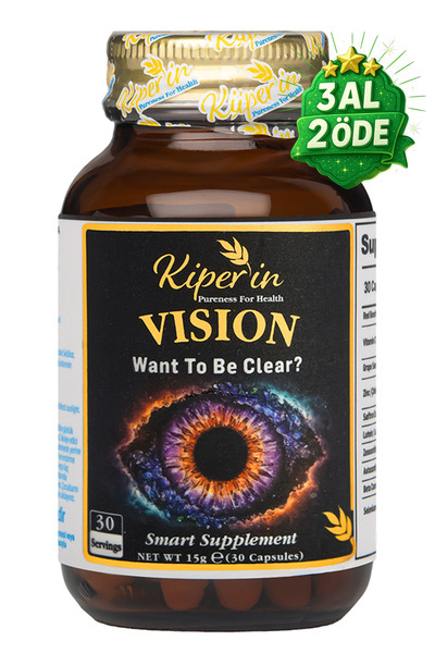 Kiperin Vision | Göz & Net Görüş | Çinko, Selenyum, Astaksantin, Lutein, Safr...
