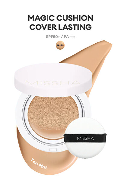 Missha Yüksek Kapatıcı Yarı Mat Cushion Fondöten Magic Cushion Cover Lasting ...