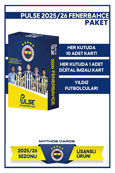 Fenerbahçe - PULSE FUTBOLCU KARTLARI 2025/26 - PAKET