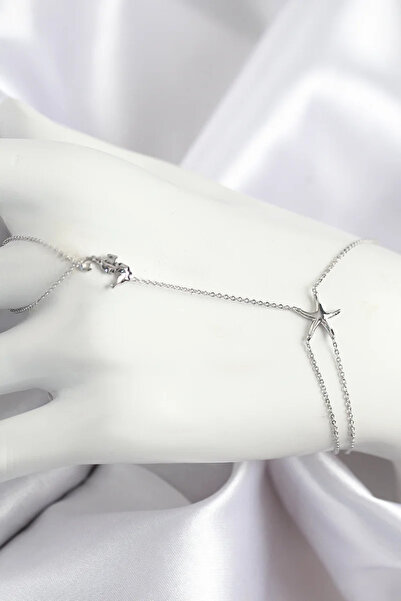 Skygo Brass Zircon Stone Sea Horse and Star Model Silver Color Shahmeran - Tj...