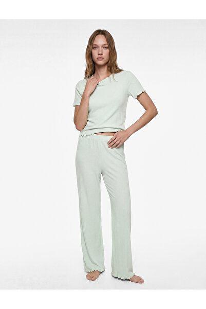 Koton tricotaj cu striații modal Pantaloni de pijama din material textil cu t...