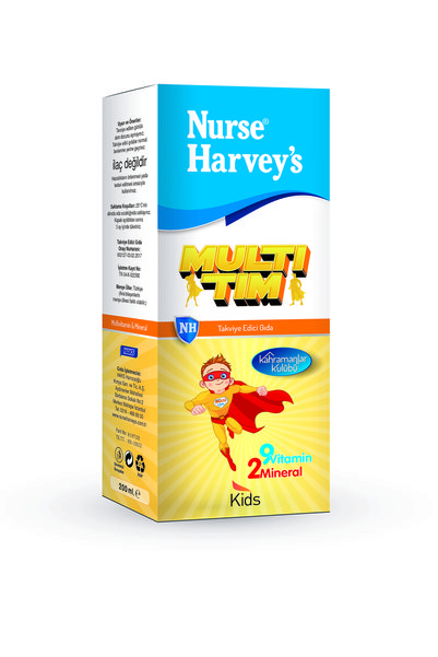 Nurse Harvey's Multitim 200ML Syrup, food supplement with vitamins and minerals