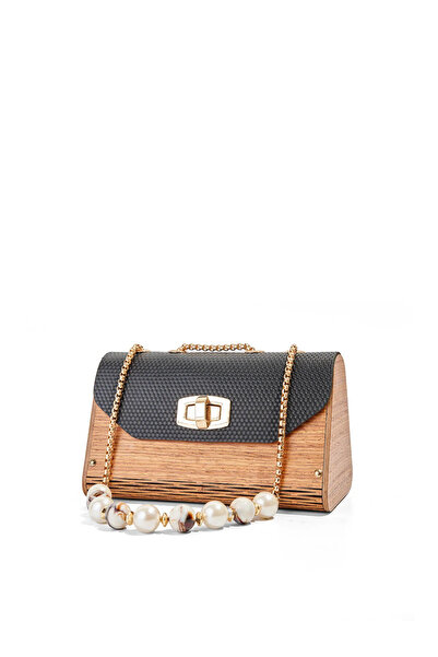 DARİNİİ Livia Charming Siyah Kadın Çantası Çapraz Zincir Günlük Abiye Askılı ...