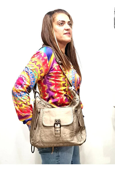 Monalisa Home CCS 16501 Lüks Gösterişli Gold Kol Çantası