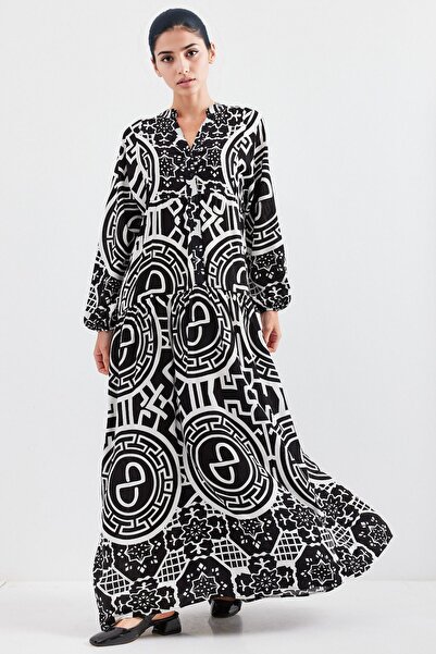 Hiccup فستان ماكسي بياقة على شكل حرف V مبطن من BDART