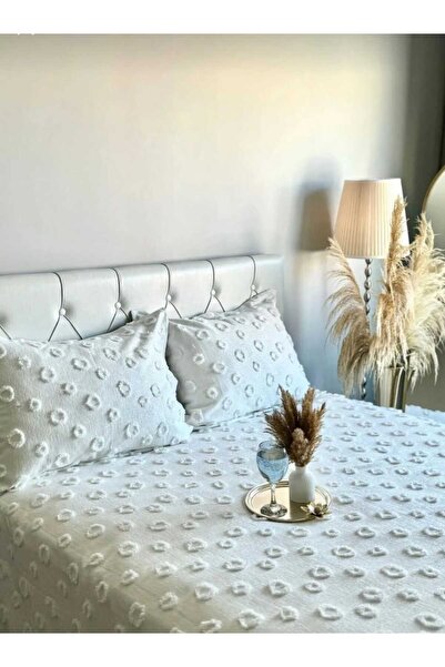 d'niss home touch of nature in your home Кувертюра за двойно легло с помпон, ...