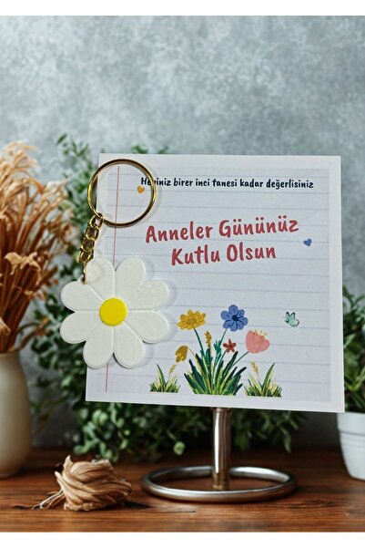 HEN GSM 10 adet papatya anahtarlık anneler günü ramazan 8 mart kadinlar gunu