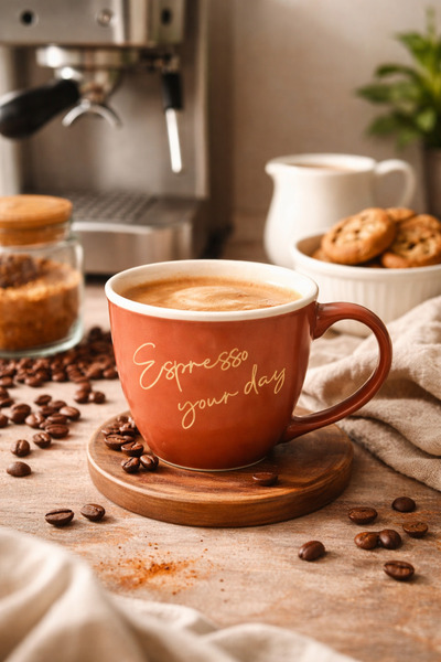Tohana Espresso Your Day Porselen Kupa 200ml
