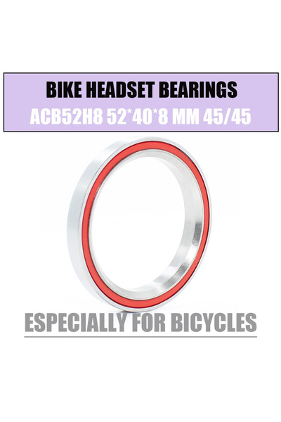 Choice ACB52H8 Bicycle Headset Bearing 52*40*8 mm 45/45 2PCS Degree Chrome St...