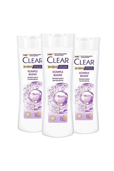 Clear 350 ml X3 șampon pentru femei - îngrijire completă eficientă împotriva mătreaței