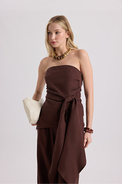 BOHEMAİ Mila Burgundy Blouse Pants Set