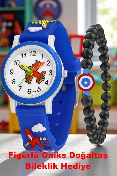Eylemboutique 1 Atm Su Geçirmez Kız / Erkek Çocuk Kol Saati - Yumuşak Silikon...