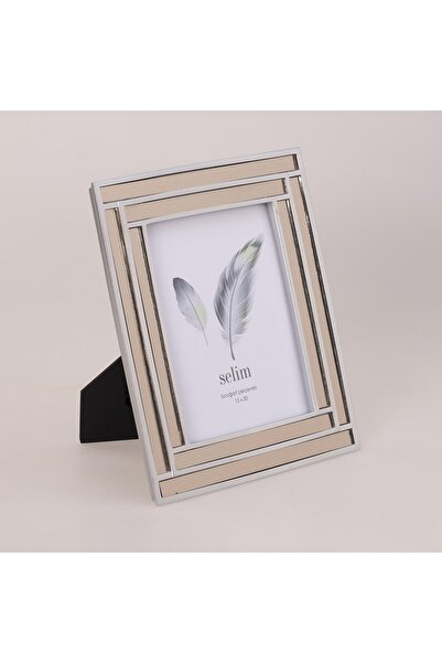 Selim إطار فضي عاكس مقاس 15×20 لارا