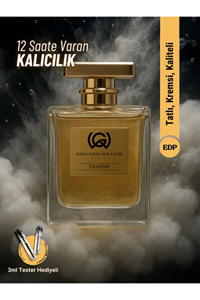 Giovanni William Tulvionis Erkek Parfüm EDP |Bergamot, Badem, Lavanta, Vanily...