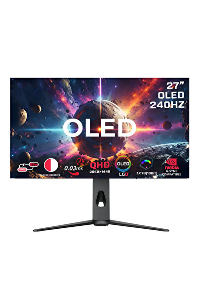 GAMEON GO 27 OLED 2 K Signature X Series 27" OLED QHD Gaming Monitor