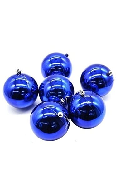 partidolu Culoare Albastru 8 cm Anul Nou Cici Ball 6 Buc