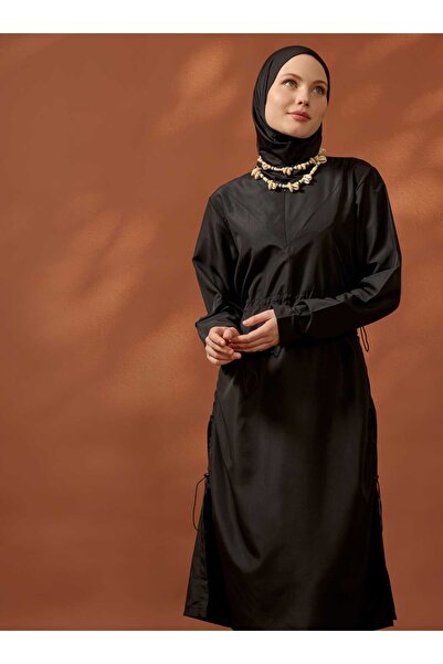 Mayo Bella Costum de baie complet acoperit cu opritor reglabil - negru -