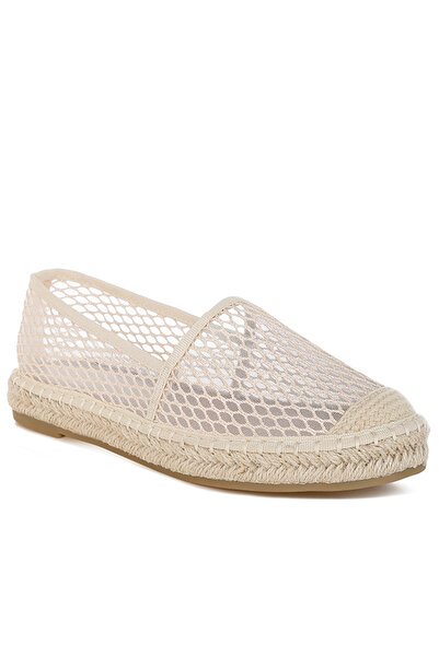 london Rag Women's Mesh Espadrille Loafers In Beige