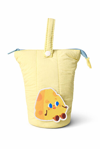 Ecrou Functional Desktop Organizer, Organizer Pen Holder Yellow 17 X 9 cm