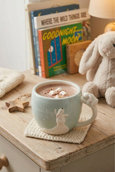 Tohana 3D Hayvanli Kulplu Kupa 460 ML.