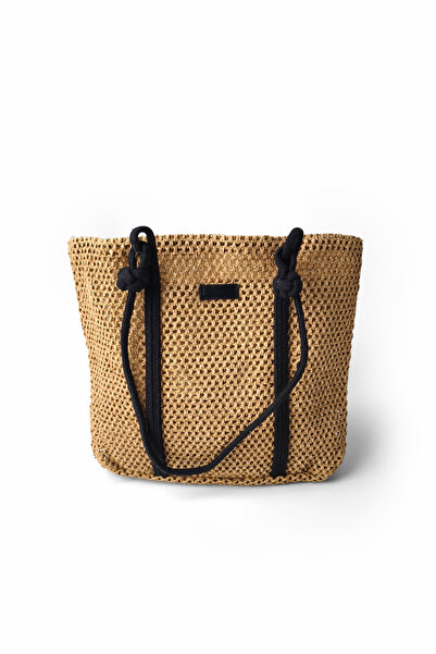 Ecrou Lined Mesh Shoulder Bag