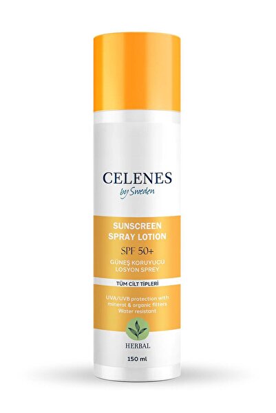 Celenes Herbal Sunscreen Lotion Spray 50 Spf 150 ml - Standard Standard