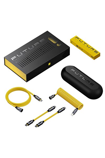 Aohi Creative Type-c To Type-c 240w Uzayabilen 2,6m Süper Hızlı Şarj Kablo Seti