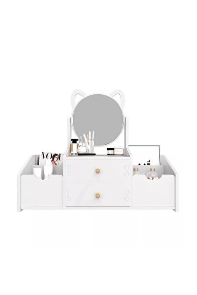 divendi-ro Organizator pentru cosmetice și bijuterii cu oglindă, 2 sertare și...