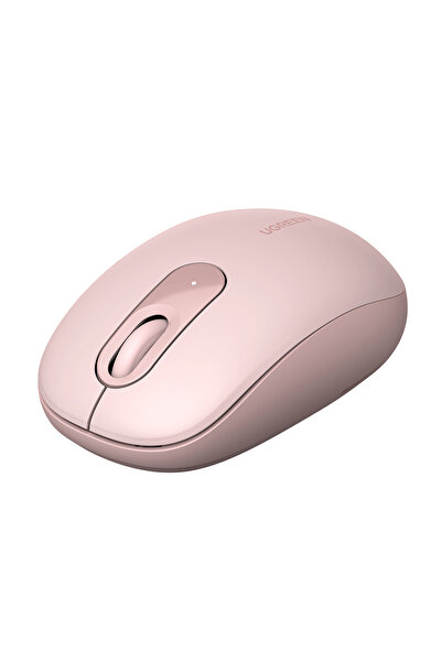 Ugreen 2400DPI 2.4Ghz Wireless Kablosuz Sessiz Mouse Pembe, 90686