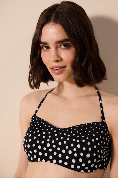 Penti Dots Straplez Balenli Çok Renkli Bikini Üstü