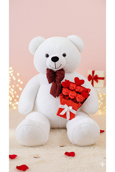 Özgüner Oyuncak Romantic Gift for Valentine's Day 160 Bowtie Big Plush Teddy ...