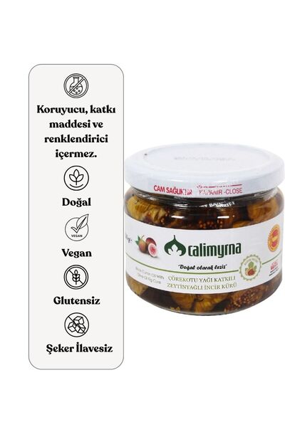 calimyrna Çörek Otu Yağı Katkılı Zeytinyağlı İncir Kürü 2'li | 330gr x 2 ad |