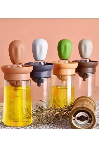 İLİVA Oil Bowl with Silicone Brush, Practical Multi-Purpose Dough, Egg, Sauce...