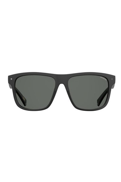 Polaroid Ochelari de soare polarizați pentru bărbați Pld 6041/s 807/m9, negri, dreptunghiulari, 56 mm