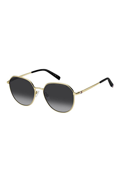 Tommy Hilfiger TH2218/S J5G/9O Men's Sunglasses, Metal, Gold, 57 mm