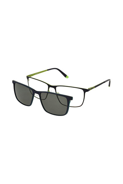 Solano Rame de ochelari CL 10198E polarizate ClipON pentru bărbați, metal, ne...