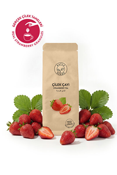 Kayla Gurme Çilek Çayı - Gerçek Çilek Meyve Taneli Çay - 1 kg