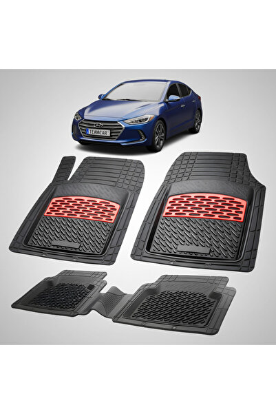 TEAMCAR Ελαστικά πατάκια αυτοκινήτου τύπου δίσκου Hyundai Elantra VI (2015-20...