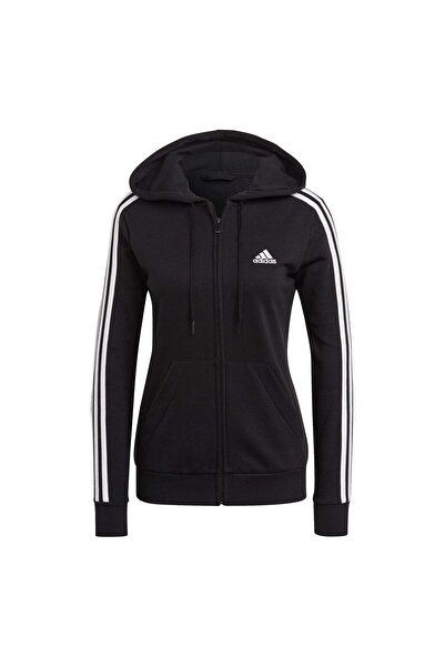 adidas Essentials French Terry 3-stripes Full-zip Kapüşonlu Üst