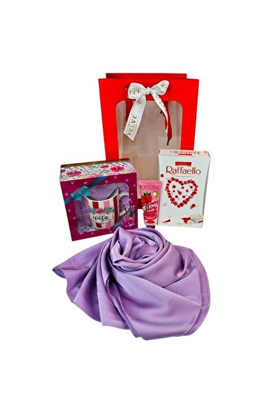 velve "The best godmother in the world" gift set, elegant scarf, personalized...