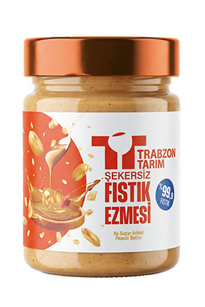 TRABZON TARIM Şekersiz %99.9 Fıstık Ezmesi 300g