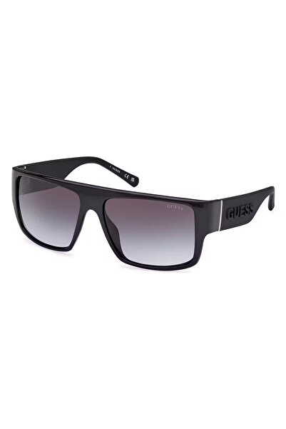 Guess Men's Sunglasses Guess GU00165 01B, Plastic, Black, 59 mm