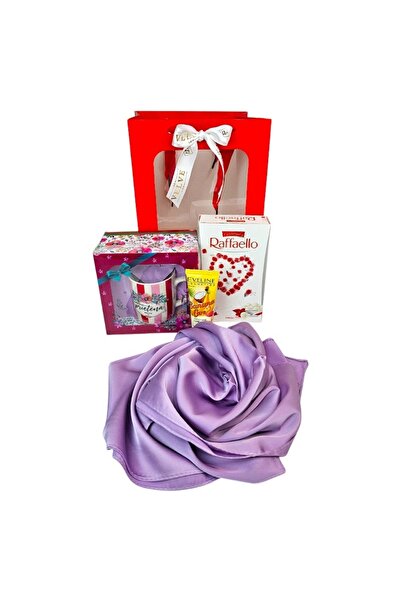 velve Set cadou „Cea mai buna prietena din lume”, esarfa eleganta, cana perso...